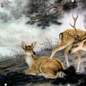 Two Deer Picture（双鹿图）